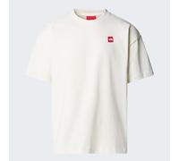 The North Face T-shirt Red Box Unisexe White Dune Taille XXL male