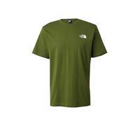 The North Face - Tee-shirt polyvalent avec logo imprimé - M SS Box NSE Tee Woodland Green TNF Black pour Homme en Coton - Taille S - Vert Vert S