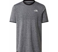 The North Face - T-shirt respirant et polyvalent - M Valday Tech S/S Tee Monument Grey Heather pour Homme - Taille L - Gris Gris L