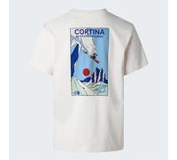 The North Face T-shirt Standard Mountain Celebration Graphic Unisexe White Dune Taille M male