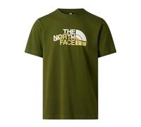 The North Face - T-Shirt Standard Mountain Line Graphic pour Homme - Woodland Green, M
