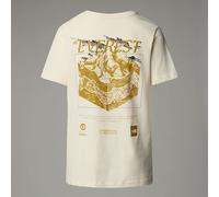 The North Face T-shirt Topographic Pour Femme White Dune Taille L female