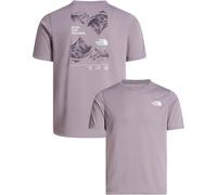 The North Face - T-shirt urbain doux et à séchage rapide - M Foundation Mount SS Tee Transcendent Grey pour Homme - Taille XXL - Gris Gris XXL