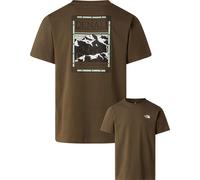 The North Face - T-shirt urbain en coton léger - M North Faces Reg SS Tee-Graphic New Taupe Green pour Homme en Coton - Taille M - Vert Vert M