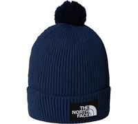 The North Face The North Face Blue Logo Box Pom Beanie