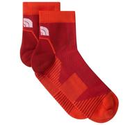 The North Face - Trail Run Quarter Socks - Chaussettes de running - EU 34-37 - iron clay / lava red