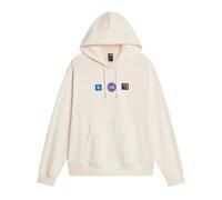 The North Face - U Explorer Badges Rlx Hoodie-Graphic - Sweatshirt à capuche homme White Dune - XL