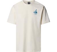 The North Face Powder Days Relaxed Graphic T-Shirt pour Homme White Dune S