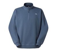 The North Face Unisex Essential Light Relaxed 1/4 Zip Crew Sweatshirt Granite Grey XL