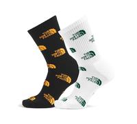 The North Face Unisexe Everyday Crew Logo - 2P Chaussettes Tnf Black/Summit Gold/T M