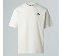 The North Face - T-shirt en coton - U Explore Gear Relaxed S/S Tee White Dune pour Homme en Coton - Taille L - Beige Beige L