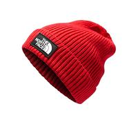 THE NORTH FACE Unisexe Logo Box Cuffed Bonnet Deep Mulberry One Size