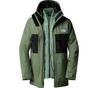 The North Face - Veste de ski 3 en 1 - M Fourbarrel Triclimate Jacket Bark Mist TNF Black pour Homme - Taille XL - Vert Vert XL