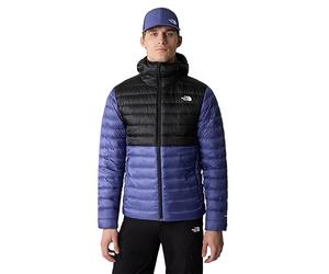 THE NORTH FACE Veste en duvet à capuche, Cave Blue/TNF Black - L