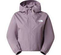 The North Face - Veste imperméable et coupe-vent de randonnée - W Quest Cropped Jacket Transcendent Grey pour Femme - Taille L - Gris Gris L