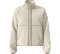 The North Face - W Cragmont Snap Front Fleece Jacket - Polaire femme White Dune / Desert Stone - S