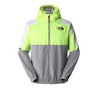The North Face Wind Full Zip Meld Grey-LED Yellow-TNF White XXL