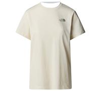 The North Face - Women's S/S Box NSE Relaxed Tee - T-shirt - M - white dune / slate moss