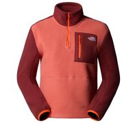 The North Face - Polaire demi-zippée - W Yumiori 1/4 Zip Mars Dust Sumac Solar Flare pour Femme - Taille 130-141 - Rouge Rouge 130-141