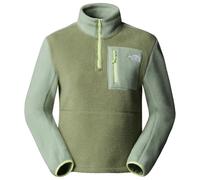 The North Face - Women's Yumiori 1/4 Zip - Pull polaire - XL - bark mist / slate moss / asphalt grey