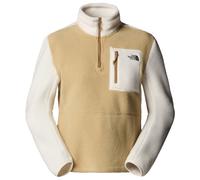 The North Face - Women's Yumiori 1/4 Zip - Pull polaire - XXL - khaki stone / white dune