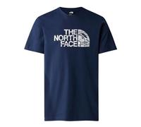 The North Face Woodcut Dome T-Shirt Summit Navy M