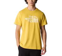 THE NORTH FACE Woodcut Dome T-Shirt Yellow Silt XS