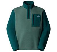The North Face - Yumiori 1/4 Zip - Pull polaire - XXL - duck green / deep nori / tnf black