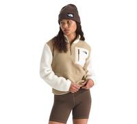 The North Face Yumiori 1/4 Zip Sweat-Shirt pour Femme Khaki Stone/White Dune XL