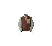 The North Face Yumiori 1/4 Zip Sweater pour Homme Smokey Brown/Clay Grey XS