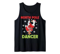 The North Pole Dancer Goose Funny Christmas Santa Joke Débardeur