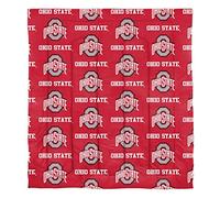 The Northwest Company NCAA Parure de lit rotative dans Un Sac, Coquillage, taies d'oreiller et draps, garnissage : 100% Fibre de Polyester, Corbeaux C1, lit Double