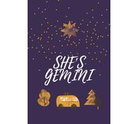 The Notebook For Her - She's A Gemini Lady: Ideal For Taking Notes, Journaling And Planning. This Notebook Is A Perfect Gift For Zodiac Lovers.