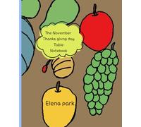 The November Thanks giving day Table Notebook
