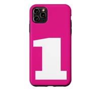 The Number 1 One Sports Team Big White Back Print Assorti Coque pour iPhone 11 Pro Max