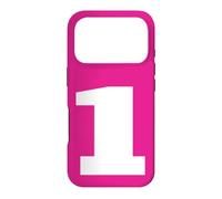 The Number 1 One Sports Team Big White Back Print Assorti Coque pour iPhone 17 Pro