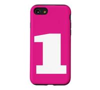 The Number 1 One Sports Team Big White Back Print Assorti Coque pour iPhone SE (2020) / 7/8
