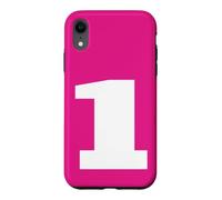 The Number 1 One Sports Team Big White Back Print Assorti Coque pour iPhone XR