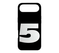 The Number 5 Five Sports Team Impression sur Le Devant pour Anniversaire Assorti Coque pour iPhone Air