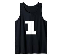 The Number One 1 Sports Plain Team Ballon de Basketball Avant Débardeur