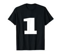 The Number One 1 Sports Plain Team Ballon de Basketball Avant T-Shirt
