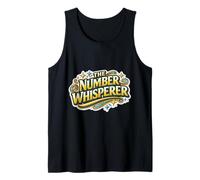 The Number Whisperer Funny Accountant Bookkeeper CPA Blague Débardeur