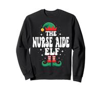 The Nurse Aide Elf Funny Christmas Matching Family Group Sweatshirt