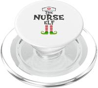 The Nurse Elf - Funny Matching Family Group Christmas PopSockets PopGrip pour MagSafe