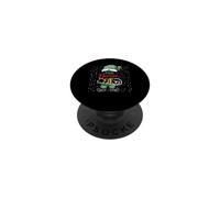 The Nurse Elf Merry Christmas Famille Elfes Assortis Noël PopSockets PopGrip Adhésif