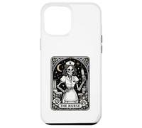 The Nurse Tarot Skeleton Night Shift RN Vintage Graphic Coque pour iPhone 12 Pro Max