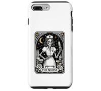 The Nurse Tarot Skeleton Night Shift RN Vintage Graphic Coque pour iPhone 7 Plus/8 Plus