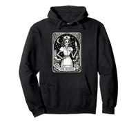 The Nurse Tarot Skeleton Night Shift RN Vintage Graphic Sweat à Capuche