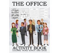 The O͎ffice Activity Book: 40+ High Quality Pages Of Word Search, Crossword Puzzles, Quotes And Coloring, White Elephant Gifts For Adults, Coloring Book For Women, Men | Birthday Christmas Gifts