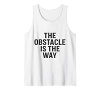 The Obstacle Is the Way Citation Stoïque Design Vintage Débardeur